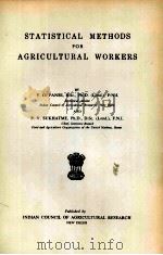 STATISTICAL METHODS FOR AGRICULTURAL WORKERS（ PDF版）