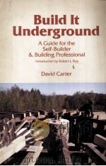 BUILD IT UNDERGROUND A GUIDE FOR THE & BUILDING PROFESSIONAL（ PDF版）