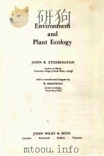 ENVIRONMENT AND PLANT ECOLOGY     PDF电子版封面  0471246158   
