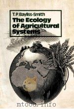 THE ECOLOGY OF AGRICULTURAL SYSTEMS（ PDF版）