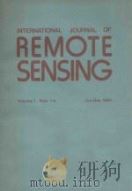 INTERNATIONAL JOURNAL OF REMOTE SENSING VOLUME 1 NOS.1-4 JAN-DEC 1980（1980 PDF版）