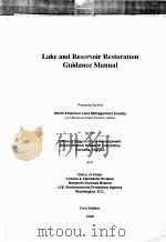 THE LAKE AND RESERVOIR RESTORATION GUIDANCE MANUAL FIRST EDITION   1988  PDF电子版封面     