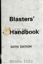 BLASTERS' HANDBOOK SIXTH EDITION（1968 PDF版）