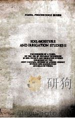 SOIL-MOISTURE AND IRRIGATION STURIES II（ PDF版）