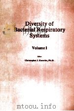 DIVERSITY OF BACTERIAL RESPIRATORY SYSTEMS VOLUME I（ PDF版）