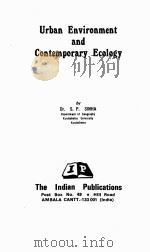 URBAN ENVIRONMENT AND CONTEMPORARY ECOLOGY   1986  PDF电子版封面     