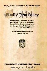 FAMILY FARM POLICY     PDF电子版封面     