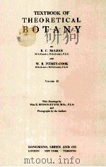 TEXTBOOK OF THE ORETICAL BOTANY VOLUME 11     PDF电子版封面    R.C.MCLEAN 