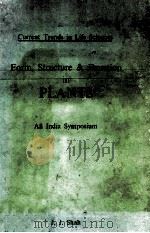FORM STRUCTURE AND FUNCTION IN PLANTS ALL INDIA SYMPOSIUM（ PDF版）