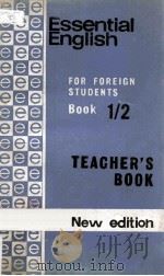 Essential English For Foreign Students Book One Teacher's Book   1955  PDF电子版封面     