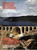 REGISTER OF DAMS IN CANADA   1970  PDF电子版封面     