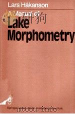 A Manual of Lake Morphometry（1981 PDF版）