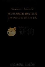 SURFACE WATER IMPOUNDMENTS Volume1   1981  PDF电子版封面     