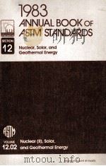 1983 ANNUAL BOOK OF ASTM STANDARDS 12.02   1983  PDF电子版封面     