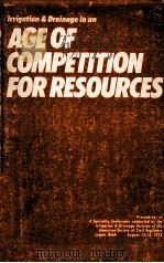 AGE OF COMPETITION FOR RESOURCES   1975  PDF电子版封面     