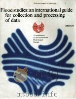 FLOOD STUDIES：AN INTERNATIONAL GUIDE FOR COLLECTION AND PROCESSING OF DATA（1971 PDF版）