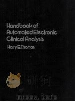 Handbook of Automated Electronic Clinical Analysis（1979 PDF版）
