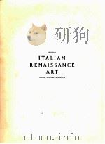 HISTORY OF ITALIAN RENAISSANCE ART PAINTING . SCULPTURE . ARCHITECTURE NEW REVISED EDITION   1987  PDF电子版封面     