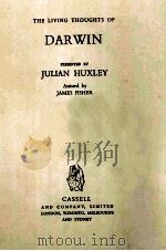 THE LIVING THOUGHTS OF DARWIN     PDF电子版封面    JULIAN HUXLEY 