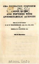 CIBA FOUNDATION SYMPOSIUM ON AMINO ACIDS AND PEPTIDES WITH ANTIMETABOLIC ACTIVITY（ PDF版）