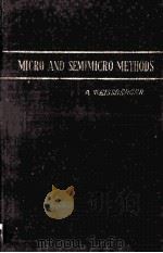 TECHNIQUE OF ORGANIC CHEMISTRY VOLUME VI MICRO AND SEMINICRO METHODS     PDF电子版封面    NICHOLAS D.CHERONIS 