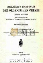 BEILSTRINS HANDBUCH DER ORGANISCHEN CHEMIE 31     PDF电子版封面     