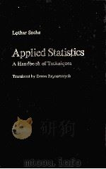 APPLIED STATISTICS A HANDBOOK OF TECHNIQUES     PDF电子版封面     