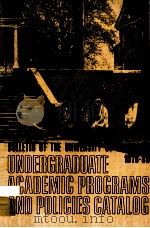 BULLETIN OF THE UNIVERSITY OF DELAWARE 1978-80 UNDERGRADUATE ACADEMIC PROGRAMS AND POLICIES CATALOG     PDF电子版封面     