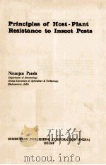 PRINCIPLES OF HOST-PLANT RESISTANCE TO INSECT PESTS（ PDF版）