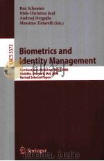 BIOMETRICS AND IDENTIRY MANAGEMENT（ PDF版）