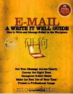 E-MAIL A WRITE IT WELL GUIDE     PDF电子版封面     