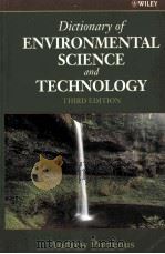 DICTIONARY OF ENVIRONMENTAL SCIENCE AND TECHNOLOGY THIRD EDITION（ PDF版）