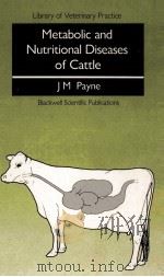 METABOLIC AND NUTRITIONAL DISEASES OF CATTLE（ PDF版）