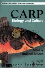 CARP:BIOLOGY AND CULTURE     PDF电子版封面    R.BILLARD 