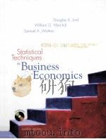 STATISTICAL TECHNIQUES IN BUSINESS & ECONOMICS TWELFTH EDITION   1999  PDF电子版封面  9780072971217   