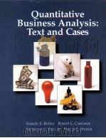 QUANTITATIVE BUSINESS ANALYSIS:TEXT AND CASES   1998  PDF电子版封面  9780256147131   