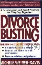 DIVORCE BUSTING A REVOLUTIONARY AND RAPID PROGRAM FOR STAYING TOGETHER（1992 PDF版）