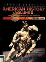 AMERICAN HISTORY VOLUMEⅡ RECONSTRUCTION THROUGH THE PRESENT FOURTEENTH EDITION     PDF电子版封面    ROBERT JAMS MADDOX 