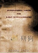 International Tables For X-Ray Crystallography Volume IV Revised and Supplementary Tables   1974  PDF电子版封面     