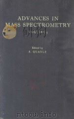 Advances in Mass Spectrometry Volume 5（1971 PDF版）