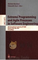 EXTREME PROGRAMMING AND AGILE PROCESSES IN SOFTWARE ENGINEERING     PDF电子版封面     