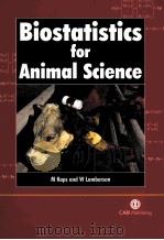 BIOSTATISTICS FOR ANIMAL SCIENCE     PDF电子版封面     