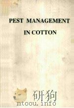 PEST MANAGEMENT IN COTTON（ PDF版）