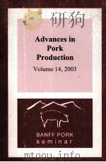 ADVANCES IN PORK PRODUCTION VOLUME 14（ PDF版）