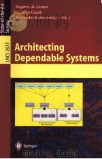 ARCHITECTING DEPENDABLE SYSTEMS     PDF电子版封面  3540407278   