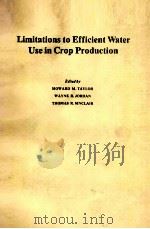 LIMITATIONS TO EFFICIENT WATER USE IN CROP PRODUCTION（ PDF版）
