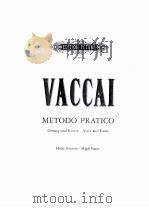 VACCAL METODO PRATICO     PDF电子版封面    JOHN BERNHOFF 