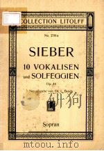 SIEBER 10 VOKALISEN UND SOLFEGGIEN（ PDF版）