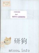 G.CONCONE FIFTY LESSONS VOICE     PDF电子版封面     