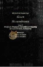 BIOMEMBRANES PART J   1983  PDF电子版封面     